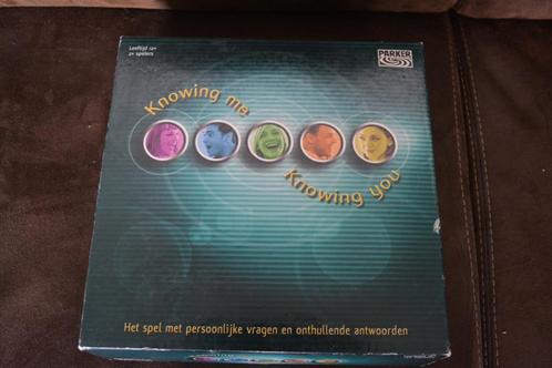 knowing me knowing you en therapy, Hobby en Vrije tijd, Gezelschapsspellen | Bordspellen, Gebruikt, Verzenden