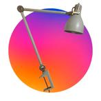 Vintage Ikea klemlamp jaren 70 bureaulamp grijs offwhite, Huis en Inrichting, Ophalen, Gebruikt, Nvt, Metaal