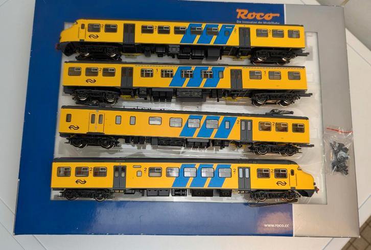 Roco 69168 NS Plan-T geel AC Sound H0 OVP, Hobby en Vrije tijd, Modeltreinen | H0, Gebruikt, Locomotief, Wisselstroom, Roco, NS