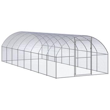 Buitenhok kippenhok kippenren 3x8x2 m GRATIS BEZORGD! beschikbaar voor biedingen