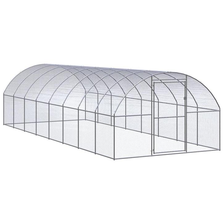 Buitenhok kippenhok kippenren 3x8x2 m GRATIS BEZORGD!, Dieren en Toebehoren, Pluimvee | Toebehoren, Nieuw, Kippenhok of Kippenren