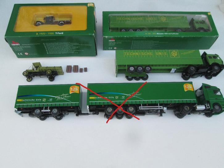 Technische Unie uit 125 jaar Jubileum, Hobby en Vrije tijd, Modelauto's | 1:50, Nieuw, Bus of Vrachtwagen, Lion Toys, Ophalen of Verzenden