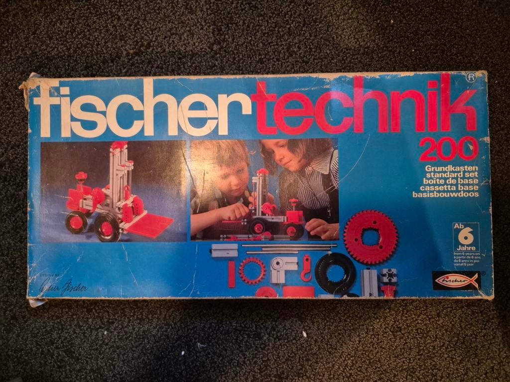 Fischer Technik 200 Basisbouwdoos Starterset Jaren 70/80, Kinderen en Baby's, Speelgoed | Educatief en Creatief, Ophalen of Verzenden