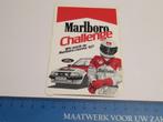 Sticker Marlboro Challenge-Wie wordt de Marlboro-coureur '83, Verzamelen, Verzenden, Zo goed als nieuw, Auto of Motor