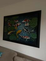 Schilderij  kooi karper, Ophalen of Verzenden