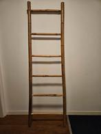 Bamboe Sierladder, Ophalen of Verzenden, Gebruikt, Ladder, Minder dan 2 meter