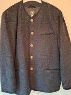 O.S. Trachten Oostenrijks vest 52 Tiroler, Ophalen, Gedragen, Maat 52/54 (L), Grijs