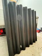 12 Dakplaten - 110x122cm, Kunststof, Gebruikt, Zwart, 15 m² of meer