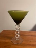 Mooi Martini / cocktail glas, groen, Antiek en Kunst, Ophalen of Verzenden