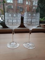 Kristallen wijnglazen, Verzamelen, Ophalen of Verzenden, Zo goed als nieuw, Kristal