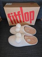 NIEUW FITFLOP CHRISSIE POM POM sloffen ivoor maat 37., Beige, Nieuw, Ophalen of Verzenden, Fitflop