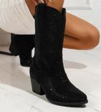 Glitterlaarsjes zwart maat 41 nieuw, Kleding | Dames, Schoenen, Ophalen of Verzenden, Nieuw, Zwart