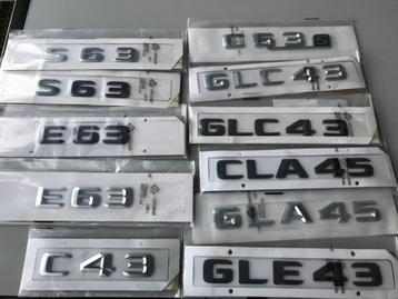 C63 E63 E43 E53 GLE43 GLE63 GLC43 GLC63 CLA45 A45 G63 logo beschikbaar voor biedingen