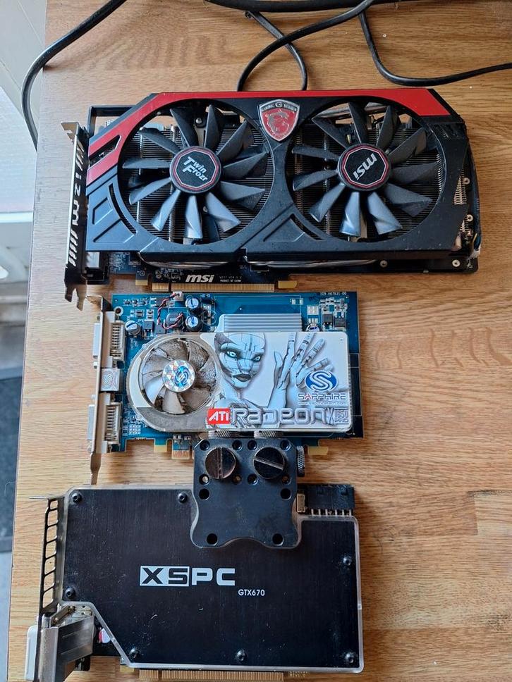 3 Videokaarten, Computers en Software, Videokaarten, Gebruikt, AMD, GDDR5, Ophalen