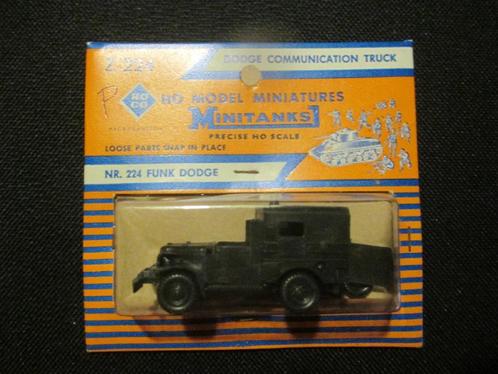 Dodge WC51 Communicatiewagen - Roco Minitanks 224 Boxed, Hobby en Vrije tijd, Modelauto's | 1:87, Nieuw, Bus of Vrachtwagen, Roco