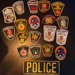 Politie badges patches emblemen, Verzamelen, Ophalen of Verzenden, Nederland, Embleem of Badge