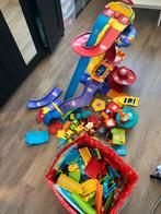 Toet toet autos racebaan en brandweerauto incl. baanondelen, Kinderen en Baby's, Speelgoed | Vtech, Ophalen, Zo goed als nieuw