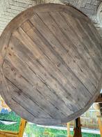 Ronde eettafel buiten, Tuin en Terras, Tuinsets en Loungesets, Ophalen, Gebruikt, Eettafel, 6 zitplaatsen