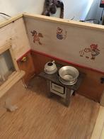 Antiek poppenhuis/bakkerij/keukentje., Verzamelen, Poppenhuizen en Toebehoren, Ophalen, Gebruikt, Poppenhuis