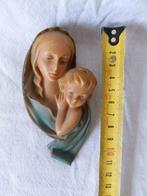 Antiek porseleinen Madonna met Kind Beeldje, Ophalen