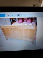 Houten bed - Tweepersoons, Ophalen, Bruin, Klassiek, Tweepersoons