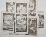 10 Gravures Amsterdam Wagenaar Stadsgezichten 1760, Antiek en Kunst, Kunst | Etsen en Gravures, Ophalen of Verzenden