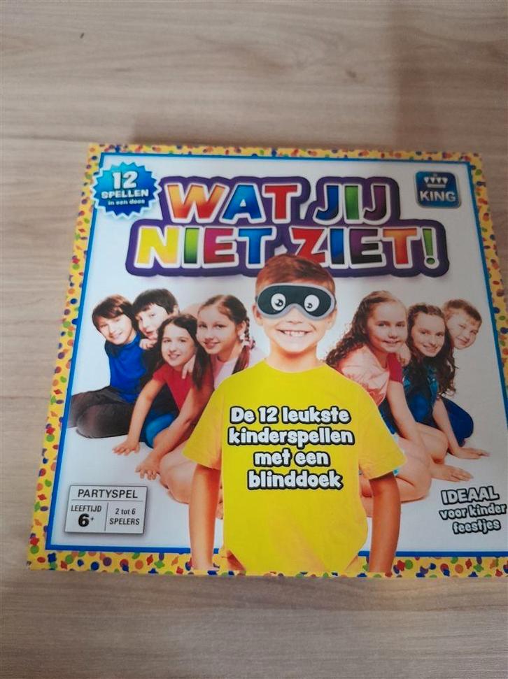 wat jij niet ziet - s4980, Hobby en Vrije tijd, Gezelschapsspellen | Bordspellen, Zo goed als nieuw, Ophalen of Verzenden