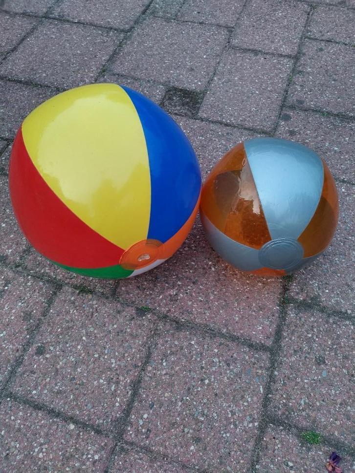 Opblaasbare ballen (2 stuks), Kinderen en Baby's, Speelgoed | Buiten | Opblaasfiguren, Zo goed als nieuw, Ophalen of Verzenden
