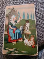 Klederdracht meisje met Katten 1910, Ophalen of Verzenden, Voor 1920, Kinderen