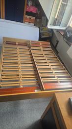 stevig 2 pers bed 2.00 lang 1,60 breed, Huis en Inrichting, Slaapkamer | Bedden, Ophalen, 200 cm, 160 cm, Hout