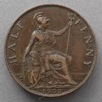 Half Penny Engeland 1905, Postzegels en Munten, Munten | Europa | Niet-Euromunten, Ophalen of Verzenden, Losse munt, Overige landen