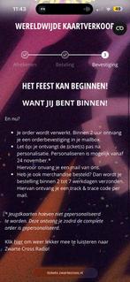 Zwarte cross tickets zaterdag, Tickets en Kaartjes, Evenementen en Festivals, Eén persoon