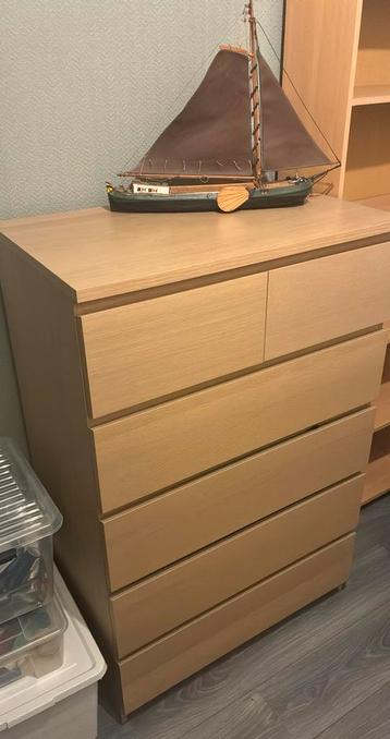 Malm Ladekast - eikenfineer