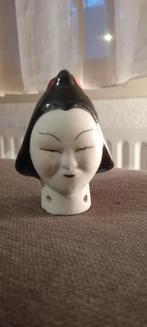 Vintage Japans Porseleinen Poppenhoofd Geisha, Antiek en Kunst, Ophalen of Verzenden
