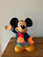 Vintage Disney Mickey Mouse Lamp - 30cm, Ophalen of Verzenden, Gebruikt, Kunststof, Minder dan 50 cm