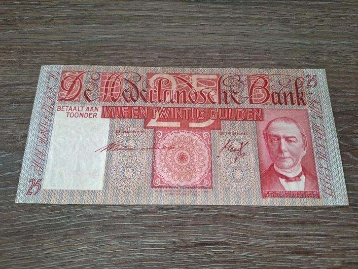 Mooi biljet 25 gulden Mees, 1941, Postzegels en Munten, Bankbiljetten | Nederland, 25 gulden, Ophalen of Verzenden