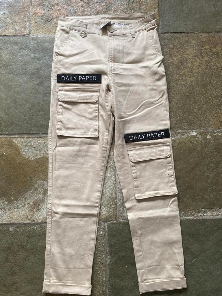 Daily Paper Beige Broek - Maat S, Ophalen of Verzenden, Zo goed als nieuw, Beige