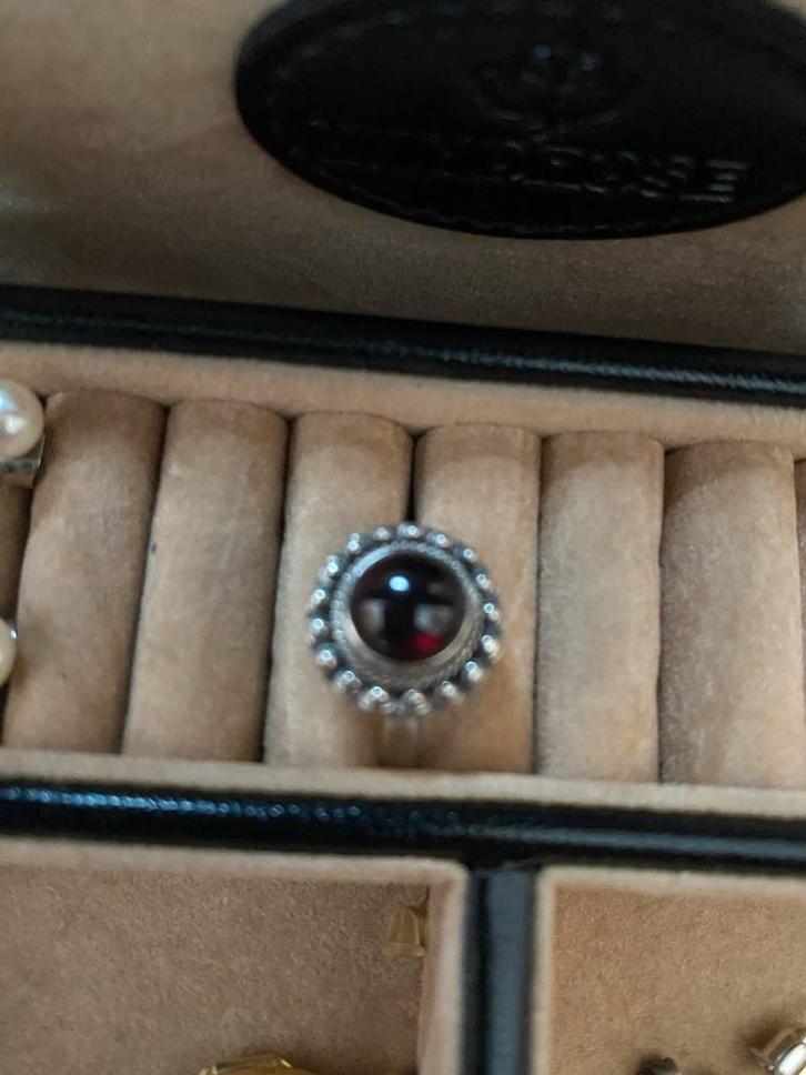 Zilveren ring met Zeeuwse knoop - Maat 18.1, Sieraden, Tassen en Uiterlijk, Ringen, Gebruikt, Dame, 18 tot 19, Zilver, Met edelsteen