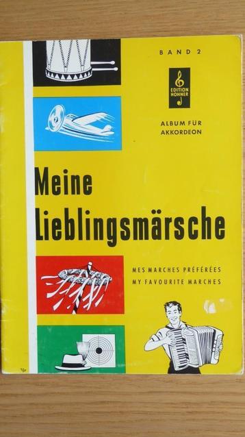 Meine Lieblingsmarsche - Band 2 - Album fur Akkordeon beschikbaar voor biedingen