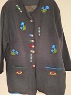 Trachten vest Tiroler alpen edelweiss, Ophalen, Gedragen, Maat 46/48 (XL) of groter