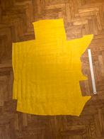 Geel suede leer, Leer of Kunstleer, Ophalen of Verzenden, Zo goed als nieuw, 30 tot 120 cm
