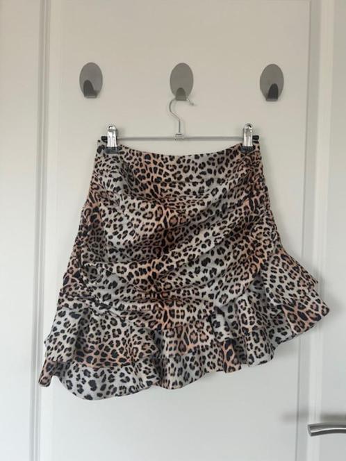 Gedrapeerde rok met luipaardmotief van Loavies maat S, Kleding | Dames, Rokken, Zo goed als nieuw, Maat 36 (S), Overige kleuren