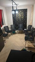 Design chairs / stoelen eetkamer luxe, Huis en Inrichting, Stoelen, Zwart, Ophalen of Verzenden, Zo goed als nieuw, Hip design