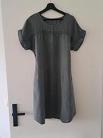 NUKUS Italiaans grijs linnen jurkje mt M twv € 149,95 NIEUW, Maat 38/40 (M), Nieuw, Ophalen of Verzenden, Knielengte