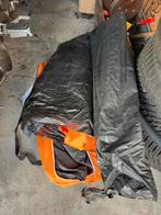 Grijs oranje tent, Caravans en Kamperen, Tenten, Ophalen, Zo goed als nieuw, Tot en met 2