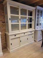 *ACTIE* Mooie Landelijke Witte Buffetkast/ Winkelkast (2526), Gebruikt, Landelijke buffetkast winkelkast kleur wit gratis bezorging
