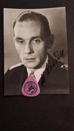 Foto/Handtekening Walter Kaeding KM U-123 Ridderkruis U-Boot, Verzamelen, Militaria | Tweede Wereldoorlog, Ophalen of Verzenden
