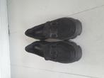 Stoere loafers zwart leer, Verzenden, Zo goed als nieuw, Zwart, Instappers