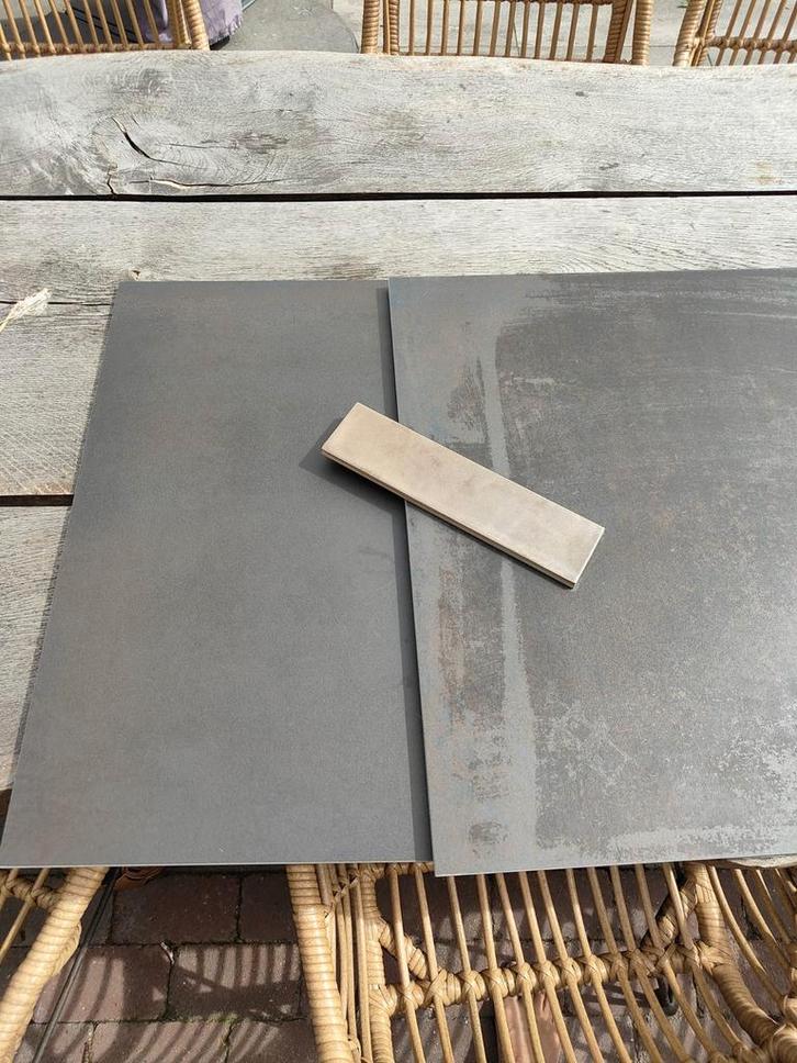 Tegels 60x60 + kleine tegels, dorpel, kit & voegsel, Doe-het-zelf en Verbouw, Tegels, Ophalen