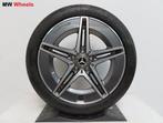 Mercedes C klasse W206 AMG 18 inch velgen met zomerbanden, 18 inch, Gebruikt, Banden en Velgen, Ophalen of Verzenden